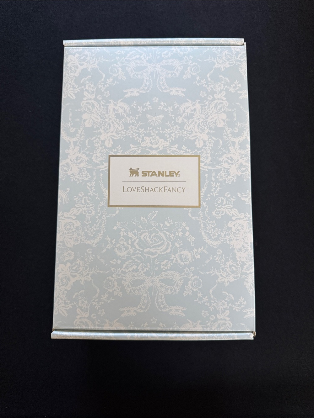 LoveShackFancy Light Blue Floral Decorative BOX for 20oz Tumbler (EMPTY BOX)